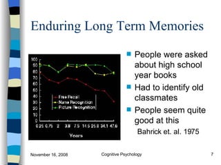 Bahrick Memory Models Of Memory | PPT