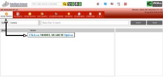 Click on MODEL SEARCH Option
 