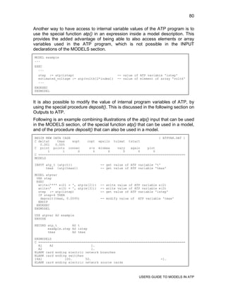 Models en atp | PDF