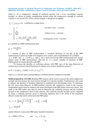MODELS FOR CONFINED CONCRETE COLUMNS WITH FIBER COMPOSITES | PDF