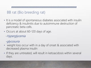 Models for screening of antidiabetic agents | PPTX