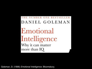 Goleman, D. (1996) Emotional Intelligence. Bloomsbury.
 