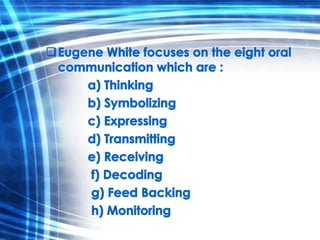 Models of communication for MBA