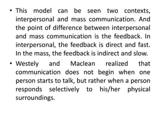 Models of communication | PPTX