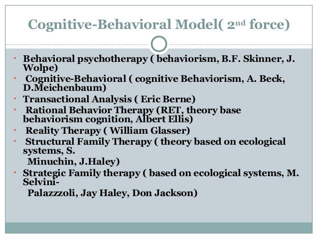 Models of psychotherapy