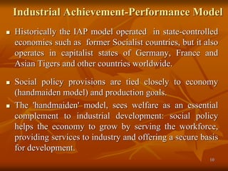 Various Models of Social Policy in social work.pptx