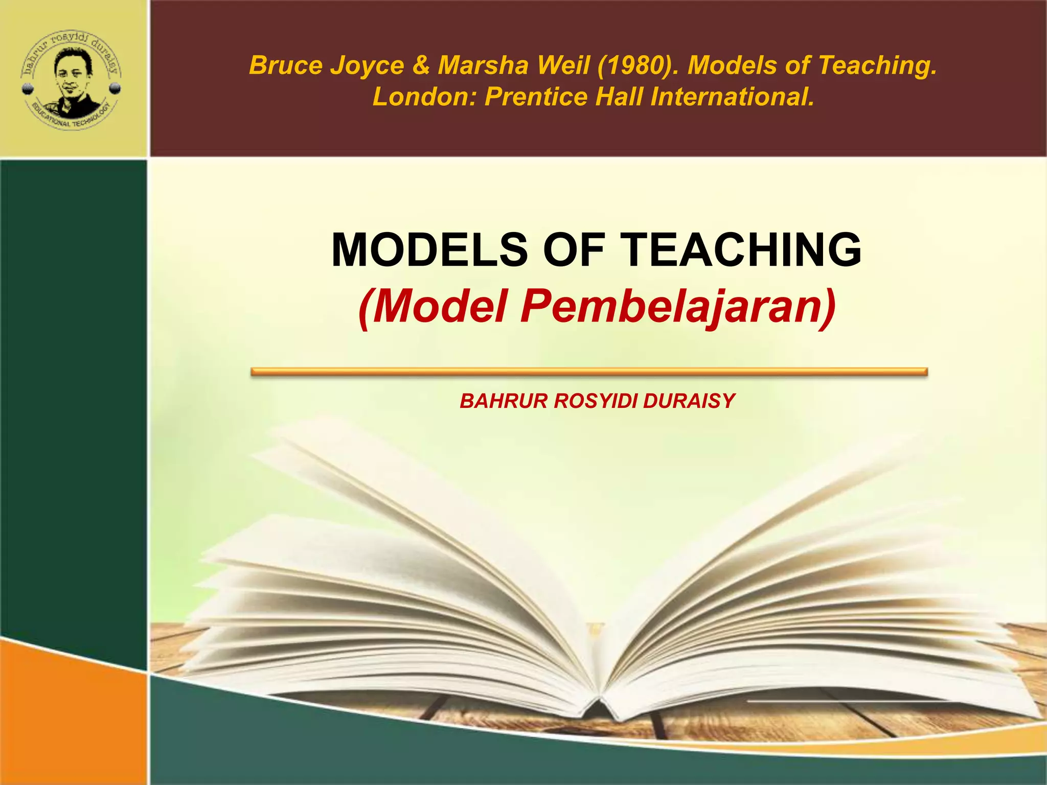Models of teaching PPT