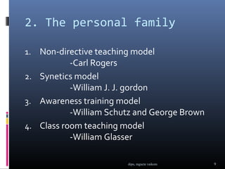 Models of teaching | PPT