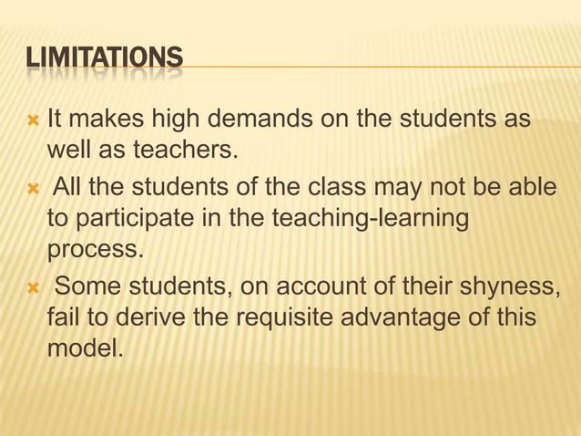 Models of teaching ppt | PPT