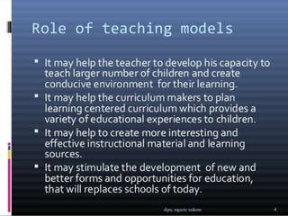 Models of teaching ppt | PPT