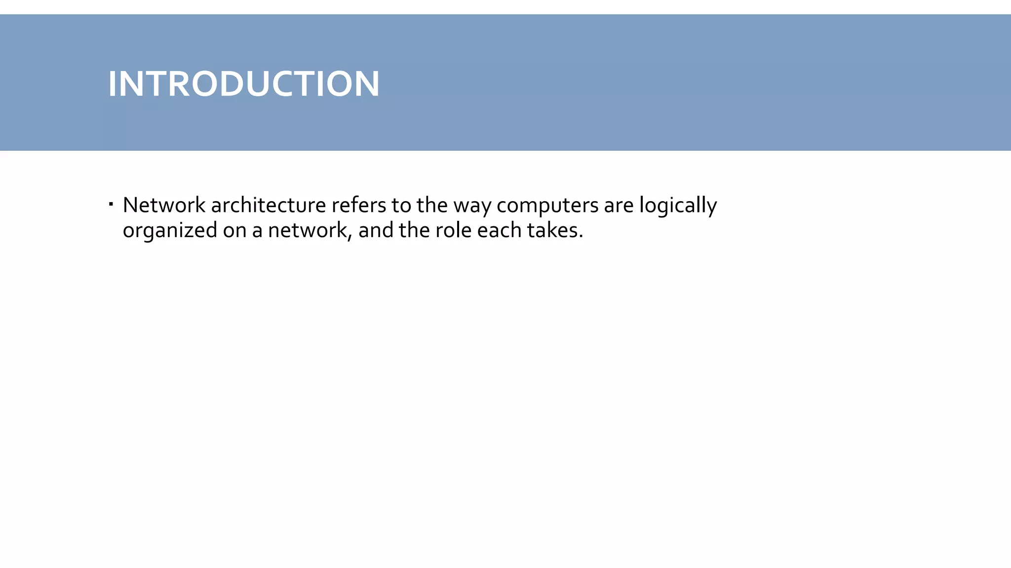 Models of the network (architecture) | PPT