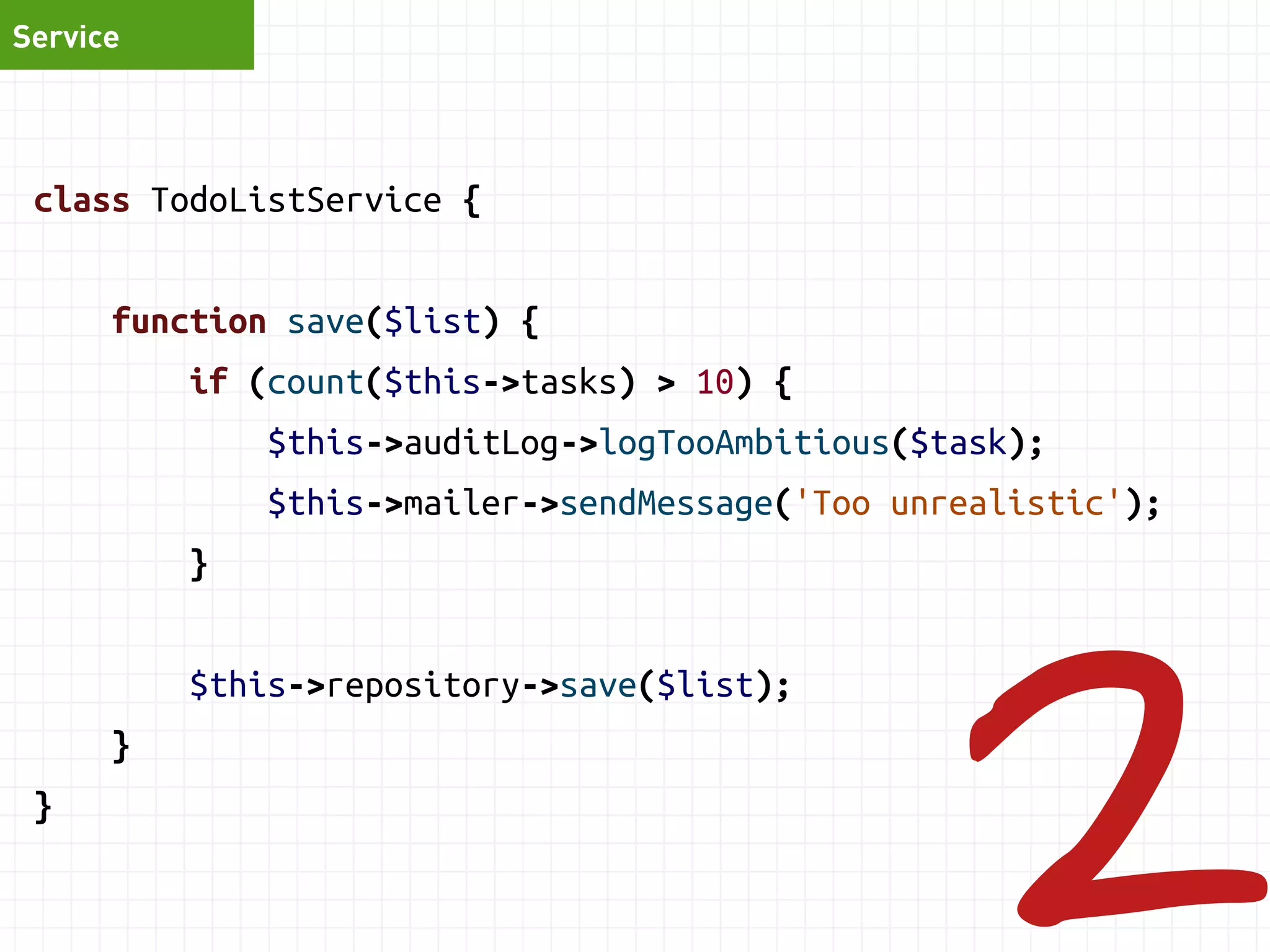 TodoService 
PrintingService 
 
