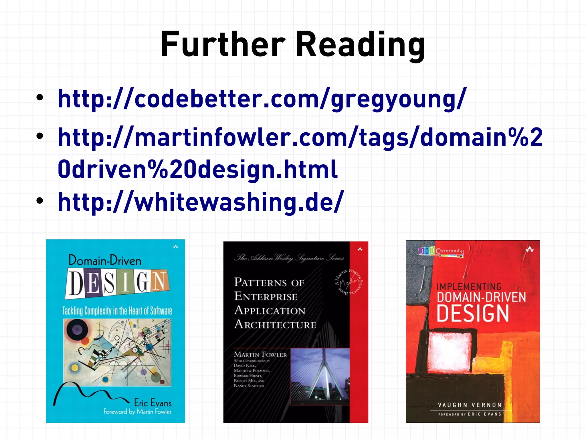 ...store the domain events? 
 