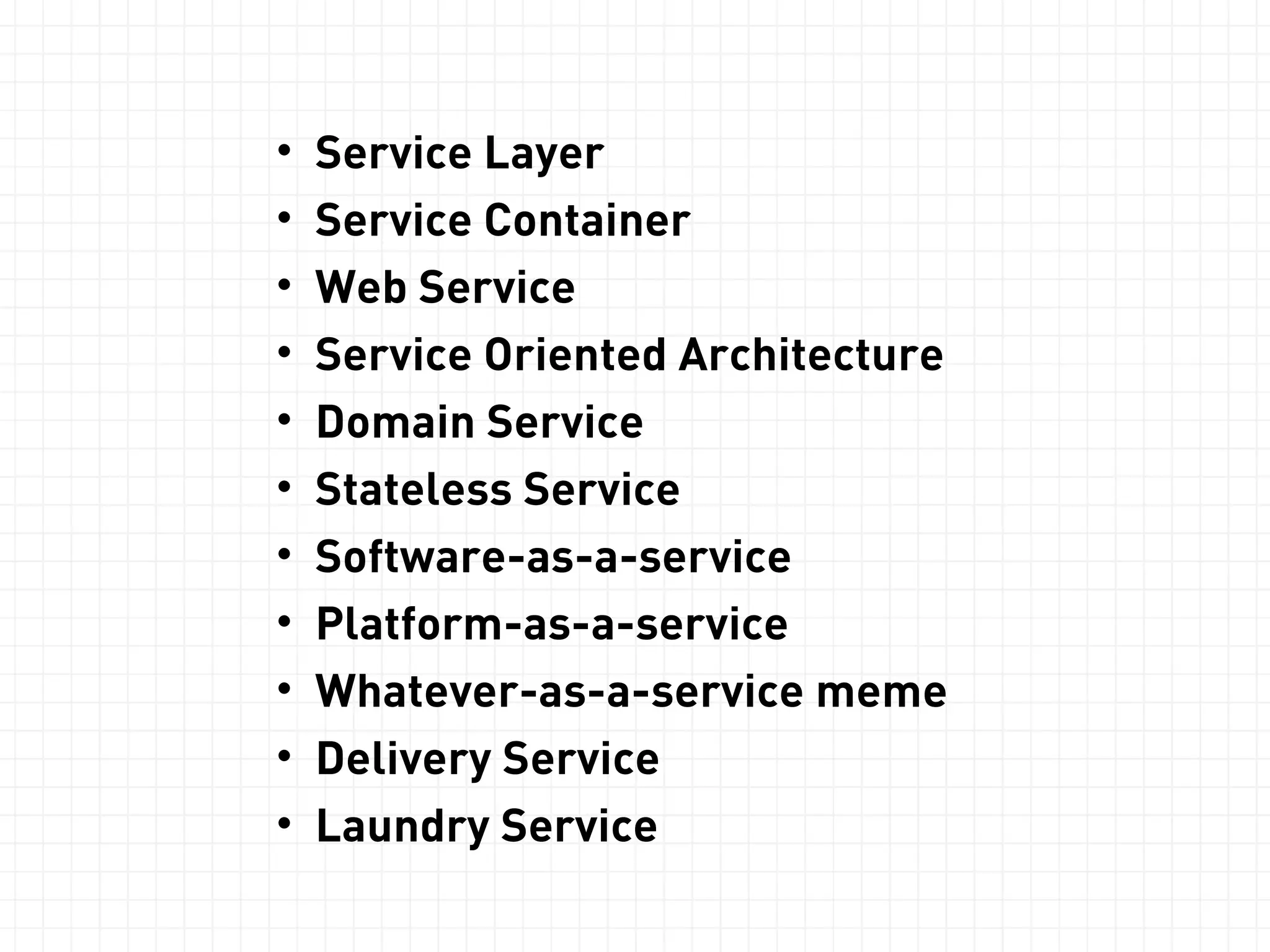 Service Layer 
 