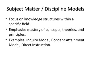 Subject Knowledge Development Integrating Subject Knowledge, Competencies, and Human Traits in ...