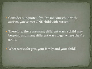 Early Intervention is a term used to describe a variety of
comprehensive services that focus on infants, toddlers,
and the...