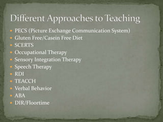A picture exchange communication system (PECS) is a form of
augmentative and alternative communication (AAC) that uses pic...