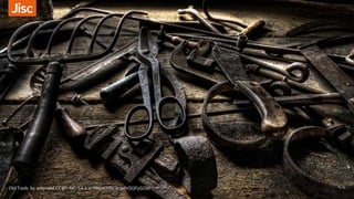Old Tools by arbyreed CC BY-NC-SA 2.0 https://flic.kr/p/hQQFyGOld
 