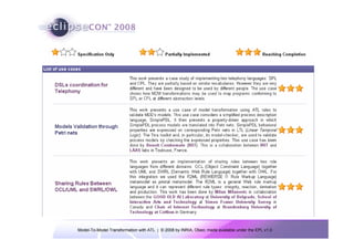 Model-To-Model Transformation with ATL | © 2008 by INRIA, Obeo; made available under the EPL v1.0
 
