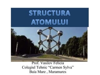Prof. Vasilov Felicia Colegiul Tehnic “Carmen Sylva” Baia Mare , Maramures 