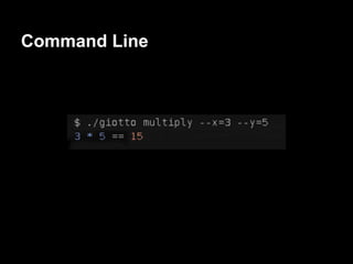 Command Line
 