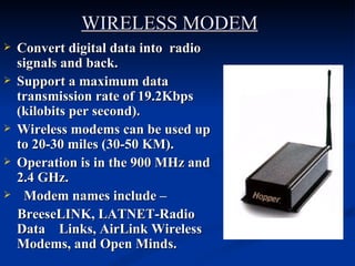 Modem Rate Modem | PPT