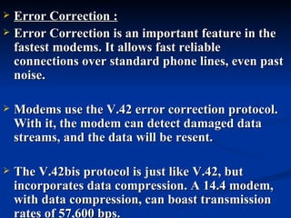 Error Modem Modem | PPT