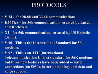 56k Modem | PPT