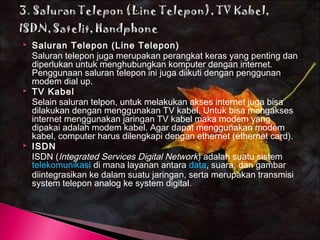 Perangkat keras pengakses internet | PPT