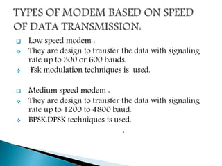 Overview of Modem | PPTX