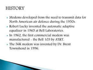 Overview of Modem | PPTX