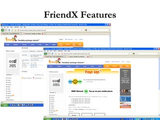 FriendX Features 