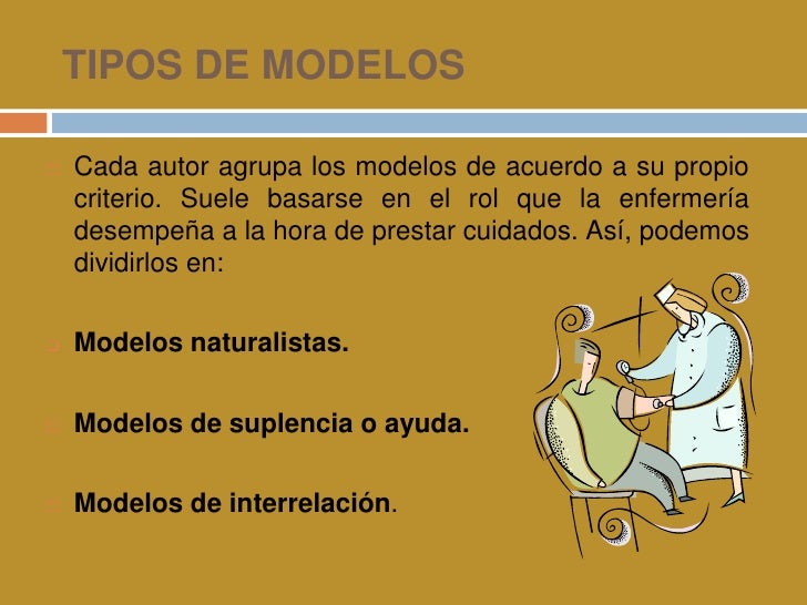 Modelos de suplencia o ayuda Modelos de suplencia o ayuda