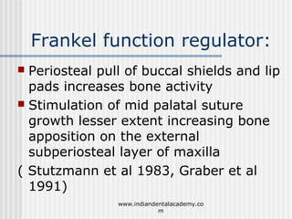 Mode of action of functional appliances /certified fixed orthodontic courses by Indian dental academy  Slide 35
