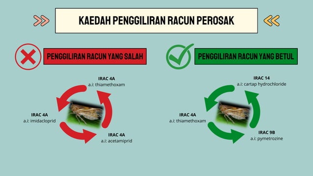 KOD CARA TINDAKAN RACUN MAKHLUK PEROSAK (PESTICIDES MODE OF ACTION) | PPT