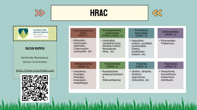 KOD CARA TINDAKAN RACUN MAKHLUK PEROSAK (PESTICIDES MODE OF ACTION) | PPT