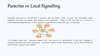 Mode of cell signaling Mechanism | PPTX