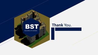 BSTBUILDING OF SCIENCE
Thank You.
 