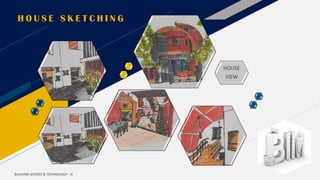 HOUSE
VIEW
BUILDING SCIENCE & TECHNOLOGY - III
H O U S E S K E T C H I N G
 