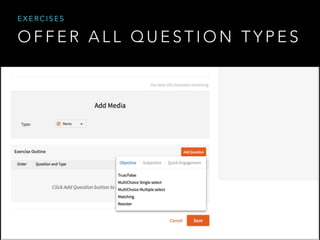 O F F E R A L L Q U E S T I O N T Y P E S
E X E R C I S E S
 