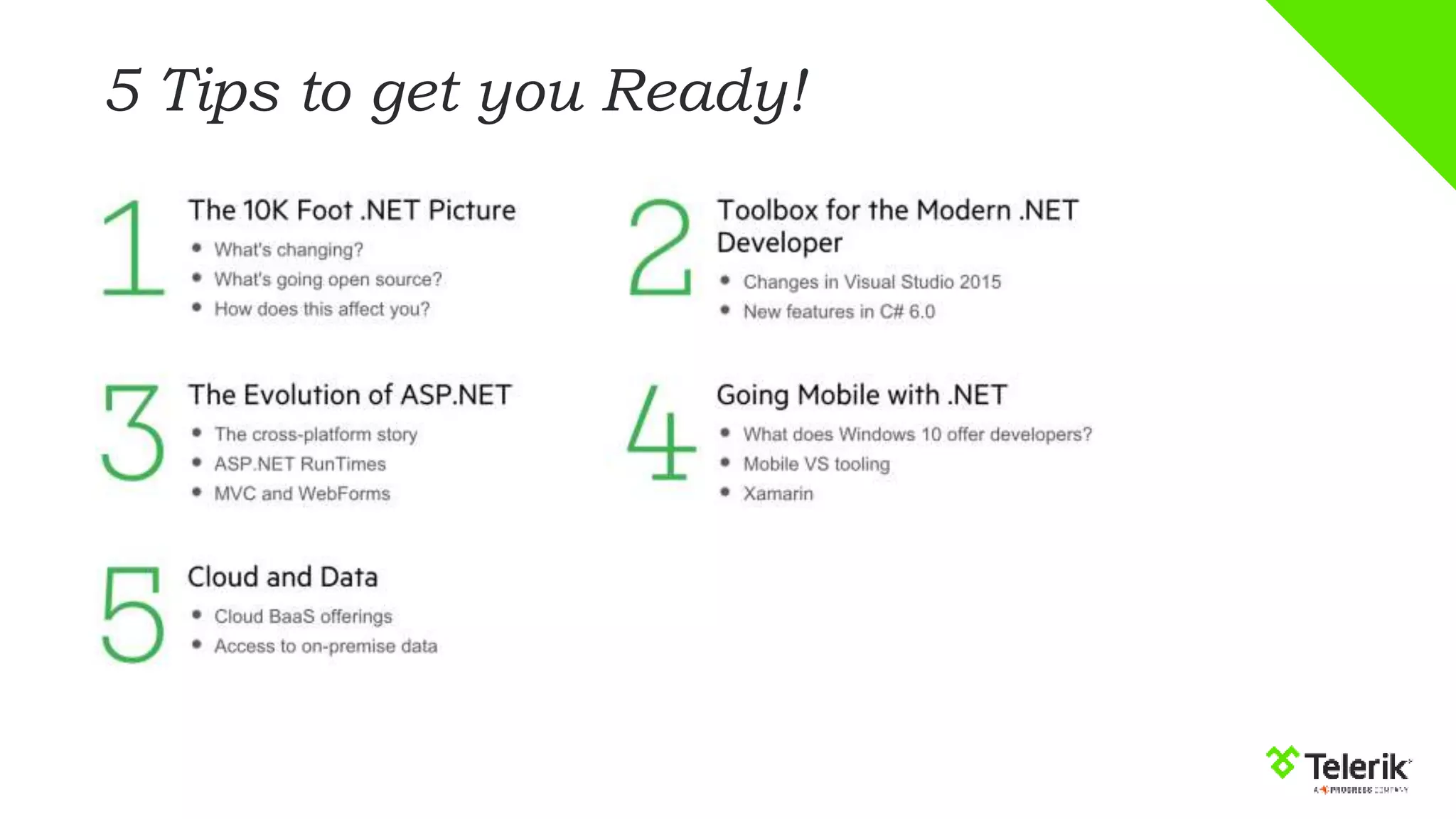 5 Tips to get you Ready!
 