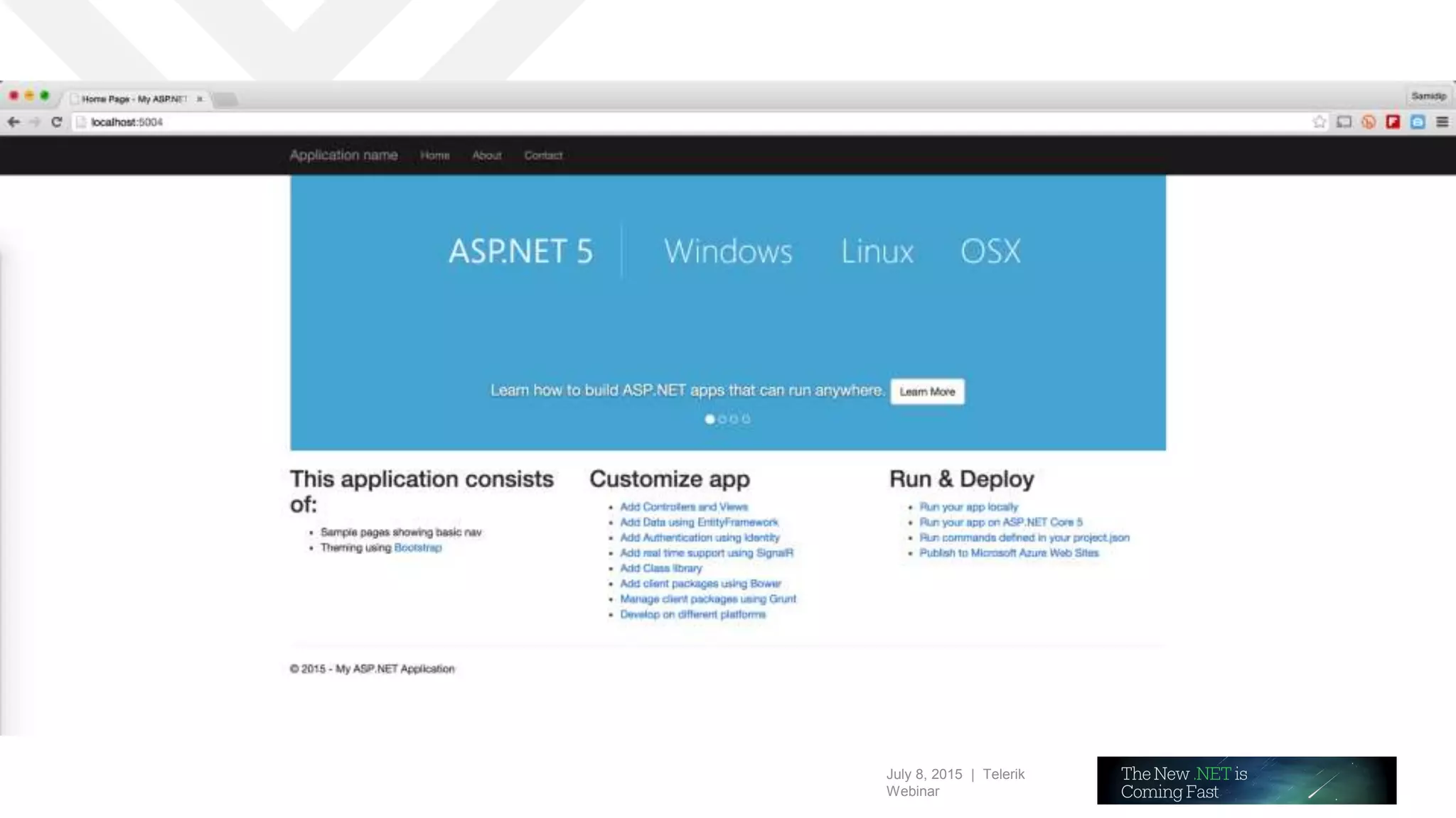 July 8, 2015 | Telerik
Webinar
 