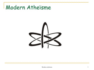 Modern Atheïsme 