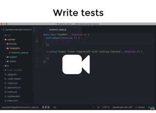 Write testsWrite tests
24
 