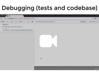 Debugging (tests and codebase)Debugging (tests and codebase)
26
 