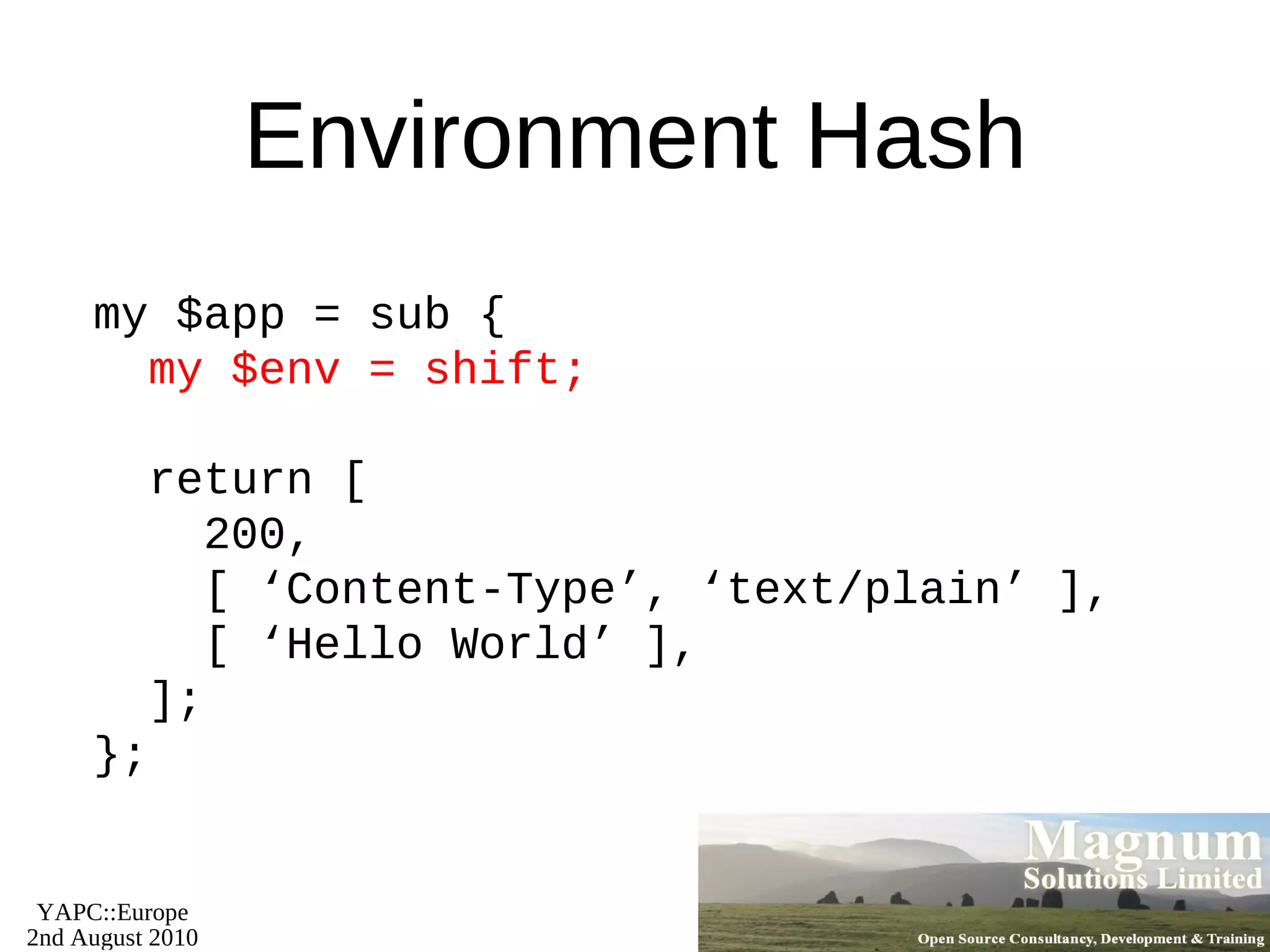 Object Classes- CD Music/DB/CD.pm package Music::DB::CD; use base qw/DBIx::Class/; __PACKAGE__->load_components(qw/Core/); __PACKAGE__->table('cd'); __PACKAGE__->add_columns(qw/ cdid artist   title year /); __PACKAGE__->set_primary_key('cdid'); __PACKAGE__->belongs_to(   artist => 'Music::DB:Artist'); 1; 