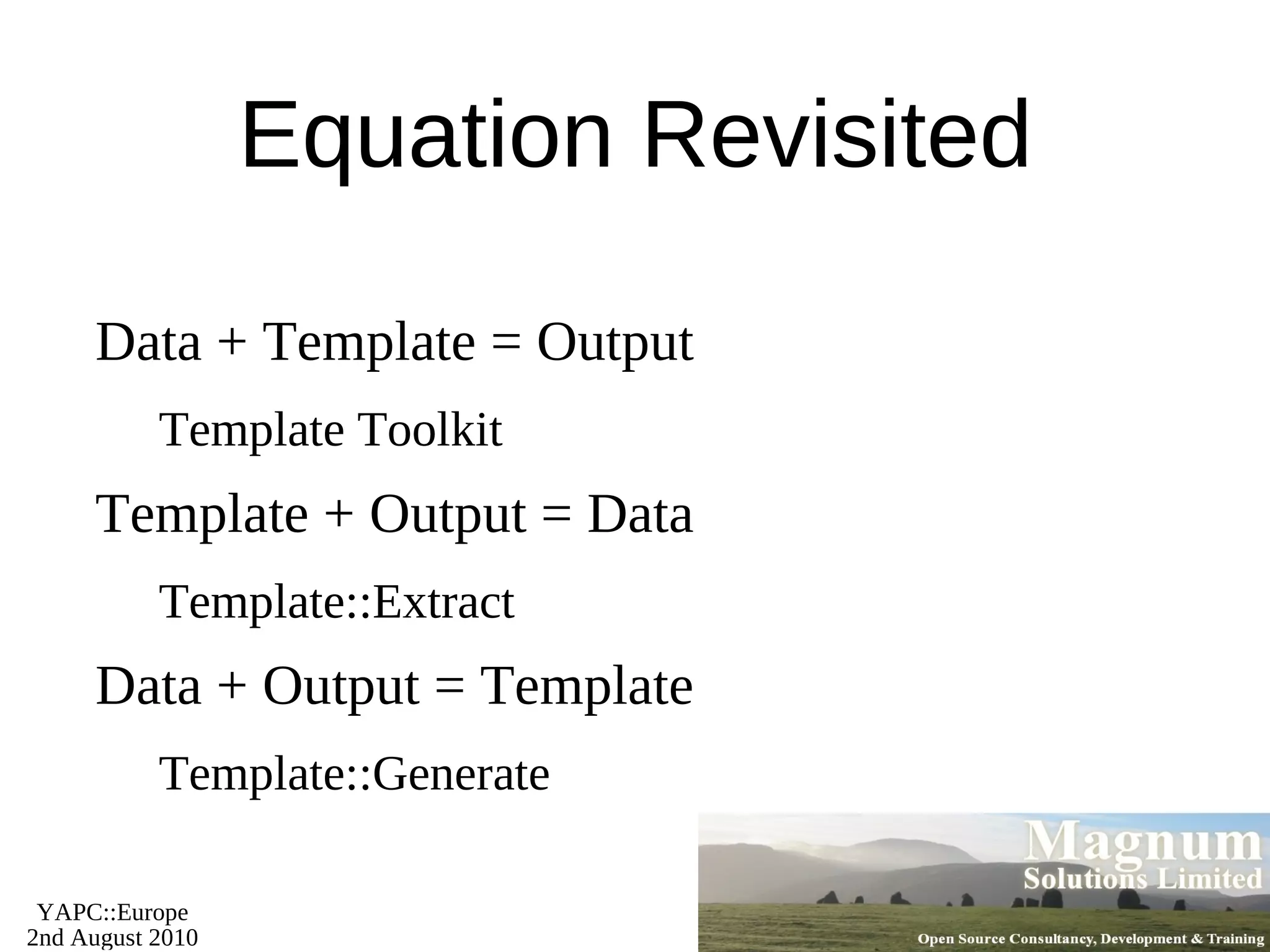 Schedule 09:00 – Begin 