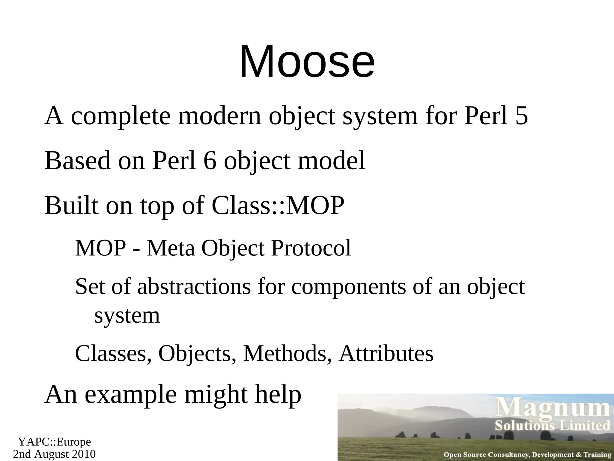 Using DateTime use DateTime; my $dt = DateTime->now; say $dt; # 2010-08-02T10:06:07 say $dt->dmy; # 2010-08-02 say $dt->hms; # 10:06:07 