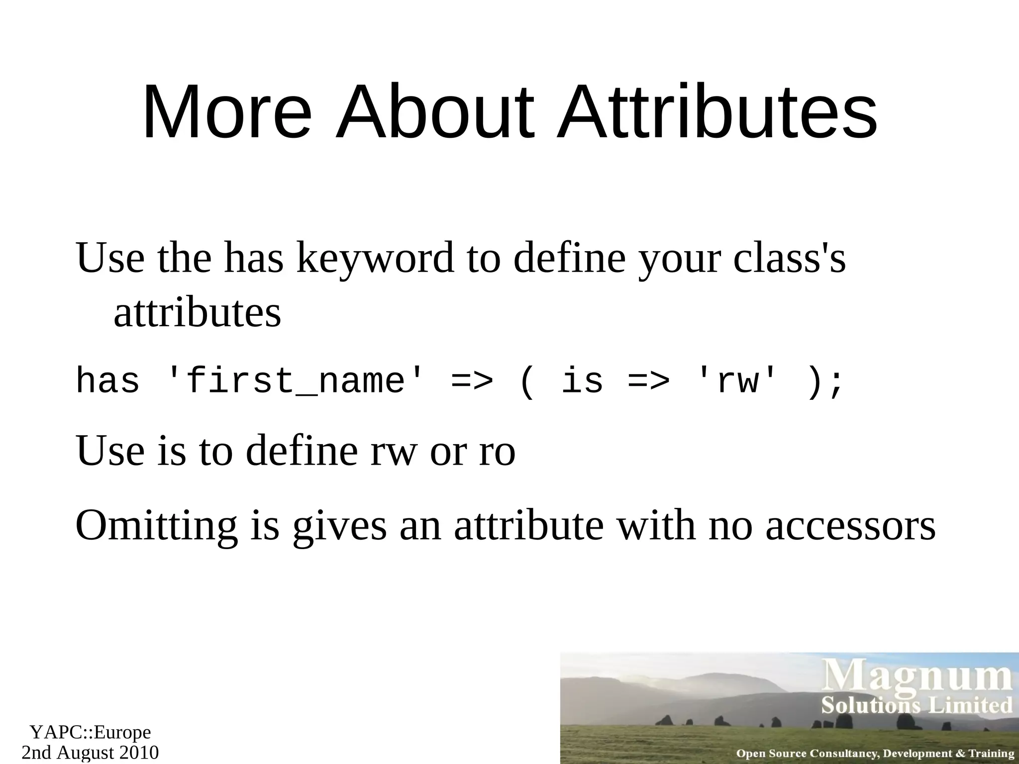 Parsing & Formatting Ready made parsers and formatters for popular date and time formats 