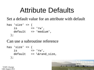 They are therefore turned off by default 